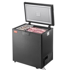 VEVOR Chest Freezer, 5 Cu.ft / 142 L Compact Deep Freezer