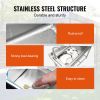 Stainless Steel Utility Sink, 1 Compartment Free Standing Small Sink w/Workbench Faucet & legs