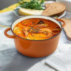 KI02019 - Dutch oven, stew pot (Option: OR-1PC-24cm)
