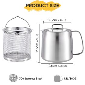 The Filter Holes Are Evenly Distributed, Which Can Effectively Remove Oil Leakage From Fried Foods And Contribute To Healthy Eating. (Option: Half of 3L)