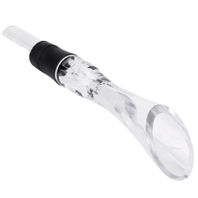 Wine Aerator Pourer Spout Decanter Spout Attachable In-Bottle Wine Drip Stopper (Option: Transparent)