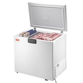 VEVOR Chest Freezer, 7 Cu.ft / 198 L Compact Deep Freezer (Default: Default)