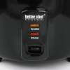 Better Chef 8-Cup - 16-Cup Cooked - Rice Cooker with Measuring Cup and Paddle